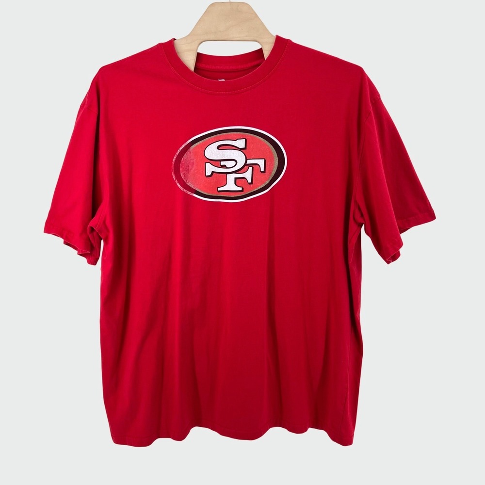 Christian McCaffrey San Francisco 49ers Fanatics 4XLT Cotton Red T Shirt Gameday